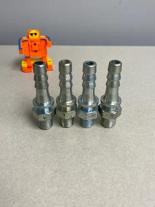 GRAINGER APPROVED 3LZ77 Barbed Steam Hose Fitting,1/2",NPTxBarb *Lot of (4) Fitt - Picture 1 of 4