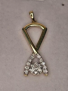 9kt Gold Argyle Diamant Anhänger 0,5ct mit Zertifikaten (2,37g) - Bild 1 von 8