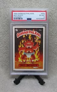 PSA 6 GRADED 1985 Topps Garbage Pail Kids HOT SCOTT Serie 2 Card #64a - Foto 1 di 4