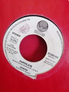 GENESIS Paperlate + NADA Ti stringerò 45rpm 7" + PS 1982 ITALY EX+ PROMO JB - Picture 1 of 2