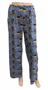 E & S Imports Women's German Shepherd Dog Lounge Pants- Dog Pajama Pants - Picture 1 of 4