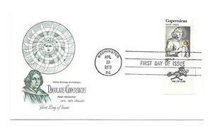 1488 Nicolaus Copernicus, Artmaster zip tab single, FDC - Picture 1 of 1