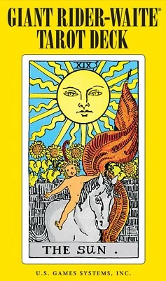 Rider Waite ORIGINAL Tarot Card Deck 78 Cards GIANT 4 x 6 SIZE + Instructions