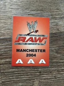WWF WWE All Access Pass Raw Manchester 2004 - R101 - Picture 1 of 3