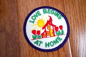 VINTAGE Unused 60s 70s Hippie Peace Love Patch KAPITAL MADE IN USA - Picture 1 of 1