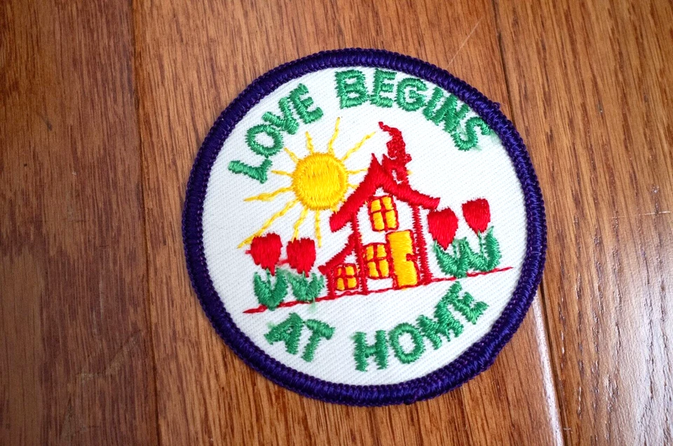 VINTAGE Unused 60s 70s Hippie Peace Love Patch KAPITAL MADE IN USA - Image 1 of 1