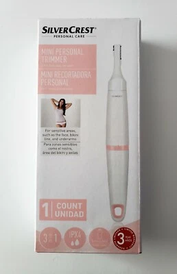 Mini recortadora inalámbrica personal 3 en 1 para mujer - cara, línea de bikini y axilas Foto 1 de 4