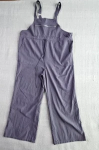 Unbranded Twill Overalls Women's Size S (W42xL25) Y2K Loungewear Drawstring - Picture 1 of 9