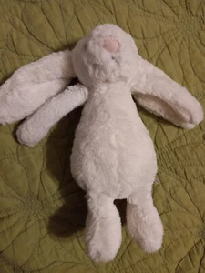 Jellycat Bashful Bunny White Rabbit 8" Plush Stuffed Bunny Soft Valentine's Gift - Picture 1 of 3