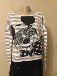 Disney Mickey Mouse Pullover Pulli Sweatshirt Damen Größe M - Bild 1 von 6