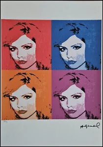 ANDY WARHOL * Debbie Harry (Blondie) * signed lithograph * limited # 56/125 - Bild 1 von 9