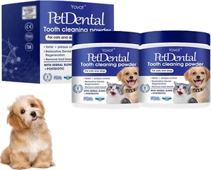 Yovot Pet Dental Powder for Dogs & Cats, Pet Dental Restoration Cleaning Powder, - Picture 1 of 7