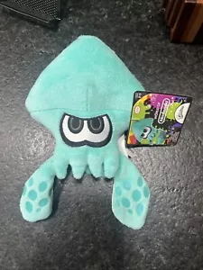 World of Nintendo Splatoon Turquoise Squid Plush 2016 New With Tags. - Picture 1 of 3