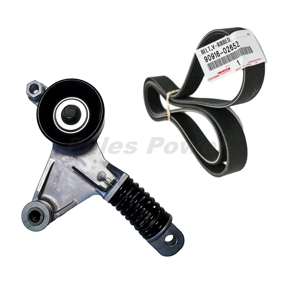 Kit de tensor y correa 16620-0H020 litros OEM para Toyota RAV4 Camry Corolla 2,4 L Foto 1 de 4