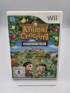 Nintendo Wii Spiel Animal Crossing Let's Go To The City mit OVP NOE - Picture 1 of 5