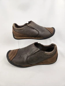 Keen Herren Schuhgröße 9,5 M Braun Leder Slipper Wandern Halbschuh Sneaker Walking - Bild 1 von 13