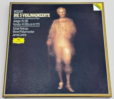 MOZART Violin Concertos ITZHAK PERLMAN ED1 1986 DGG DIGITAL 3LP Box NM MINT - Image 1 of 3