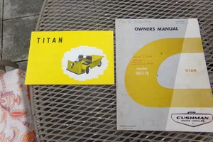 Brocher Titan Cushman Titan 5/1967 manual del propietario modelo 880728 y 8/1972 - Imagen 1 de 3