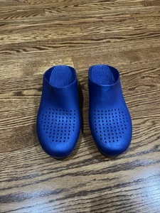 Calzuro BIHOS Padova Royal Blue Made Italy Clogs Shoes 5-5 1/2-6 EU 38-39 COMFY - Picture 1 of 6