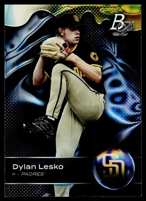 2023 Bowman Platinum #TOP-77 Dylan Lesko Top Prospects - Image 1 of 2