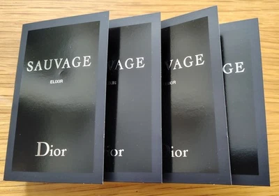 4 x 1ml Dior Sauvage Elixir