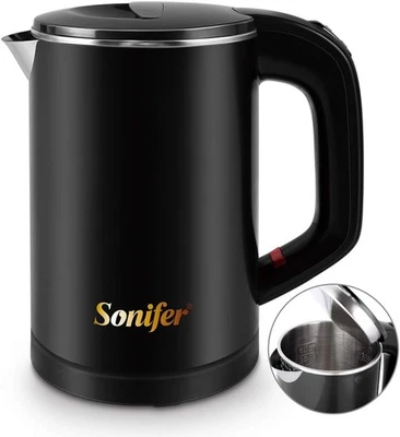 0.6L Travel Kettle Stainless Steel Camping Cordless Plastic Bowl...  - Image 1 of 4