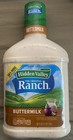 HIDDEN VALLEY ORIGINAL BUTTERMILK RANCH SALAD DRESSING TOPPING 36 OUNCE BOTTLE