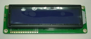 1602B 122x44mm 16x2 Character LCD Display Module - Blue Backlight(5V) - Imagen 1 de 2