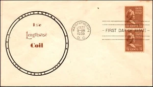 Scott 849 1.5 Cents M Washington Raley FDC Unaddressed Planty 849-15 - Picture 1 of 2