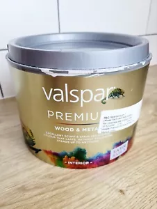 VALSPAR Premium Wood And Metal light Grey Satin Paint 2.5L (almost full) £42 New - Picture 1 of 9