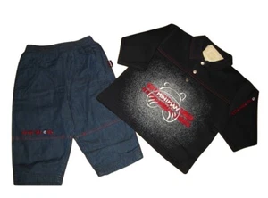 Sudadera Miniman con vaqueros forrados oso marino NUEVO talla 74 u 80 - Imagen 1 de 6
