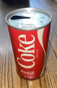 Vintage Coca-Cola Metallic Straight Steel Top PREMIUM JACKET OFFER Soda Pop Can - Picture 1 of 5