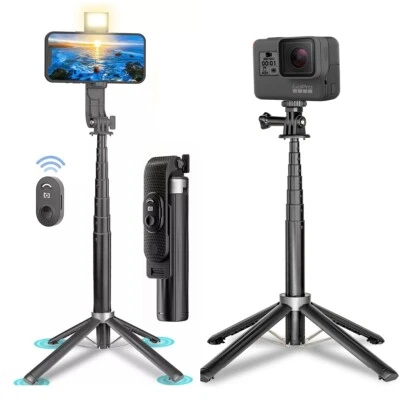 FOR Galaxy S23/S22+/Ultra/Note 20Ultra 5G iPhone16 Bluetooth Selfie Stick Tripod - image 1 of 4