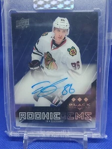Gemas de novato corte transparente 2020-21 triple diamante negro automático Teuvo Teravainen Hawks  - Imagen 1 de 1