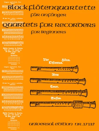 Quartets for Recorders for Beginners recorder quartet Diverse Uni - Image 1 of 1