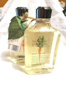 Lot of 2 - The Cottage Greenhouse Moisture-Rich Shower Oil & Body Wash, 3 Scents - Picture 1 of 14
