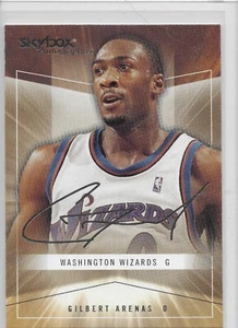Gilbert Arenas 2004-05 Skybox Autographics #53 Wizards - Picture 1 of 2