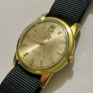 Benrus Jungle Master Automatic Military Watch – Gold Case, Rare Vintage - Picture 1 of 4