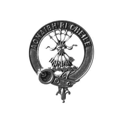 Cameron Clan polierte Brosche Made in Scotland schottisches Abzeichen Neu