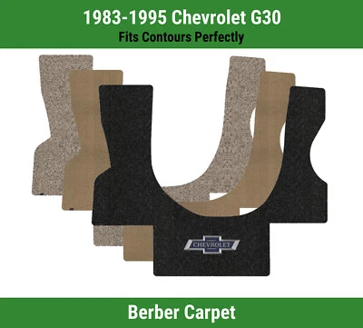 Alfombra delantera Lloyd Berber para Chevrolet G30 83-95 con logotipo de pajarita Centennial Foto 1 de 4