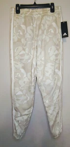 Adidas Girls' Fleece Joggers Super Soft Camo/Floral Pants Beige - M Age 10/12 - Picture 1 of 3