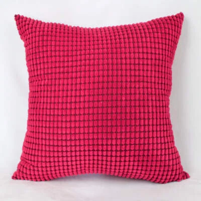 12 14 16 18 20 22 24 26 28" Plush Jumbo Cord Corduroy Cushion Cover Pillow Case - Image 1 of 4