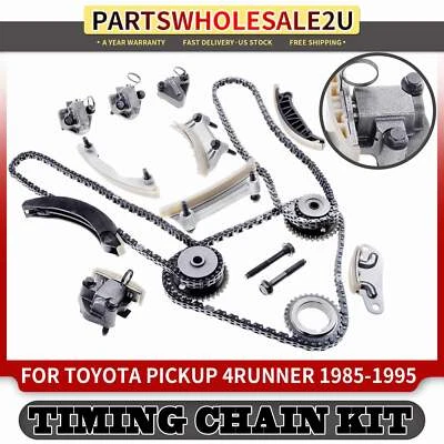Kit de cadena de distribución 9 piezas para camioneta Toyota 4Runner 1985-1995 Celica 1985 1350635030 Foto 1 de 4