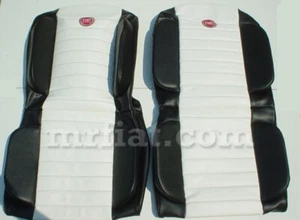 Fiat 600 Anatomical White Seat Covers New - Foto 1 di 1