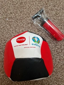 UEFA Euro 2020 Coca Cola Sponsored Football With Pump New - Picture 1 of 3