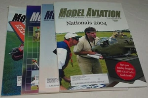 Lot of (4) four MODEL AVIATION Magazines #98 2003-2004 all VG free shipping - Picture 1 of 7