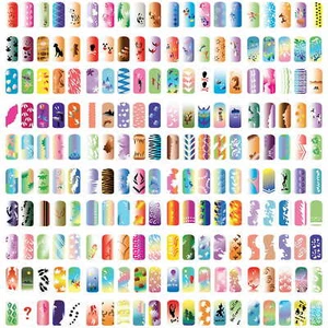 Nail Art Airbrush Design Stencils - 240 Patterns - Set 9 - Picture 1 of 3