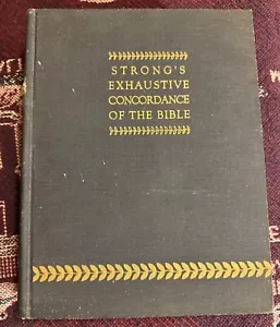 Strong's Exhaustive Concordance Of The Bible, Dictionaries, Etc. 1967 Printing - Picture 1 of 17