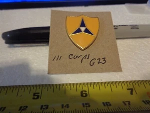 III Corps G23 Unit Crest, DI, DUI (DRAW#57) - Picture 1 of 1