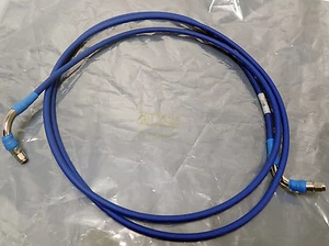 6.5FT JUNKOSHA JUNFLON MWX221 MAX USABLE FREQ. 26.5GHz RIGHT ANGLE M SMA CONN - Picture 1 of 5